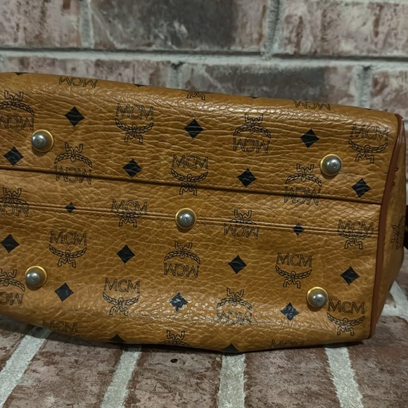 Womens MCM boston brown style bag style 2092D - Picture 11 of 13